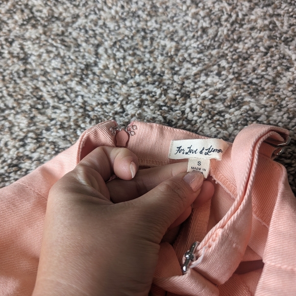 For Love & Lemons Peach Monika Hook Front Dress - Picture 6 of 15